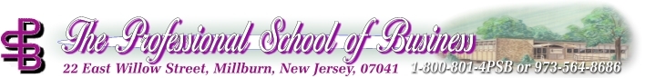 The Professional School of Business - New Jersey Real Estate and Insurance Courses